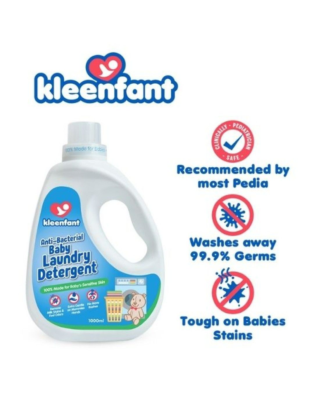 Kleenfant Antibacterial Baby Laundry Wash Liquid D edamama